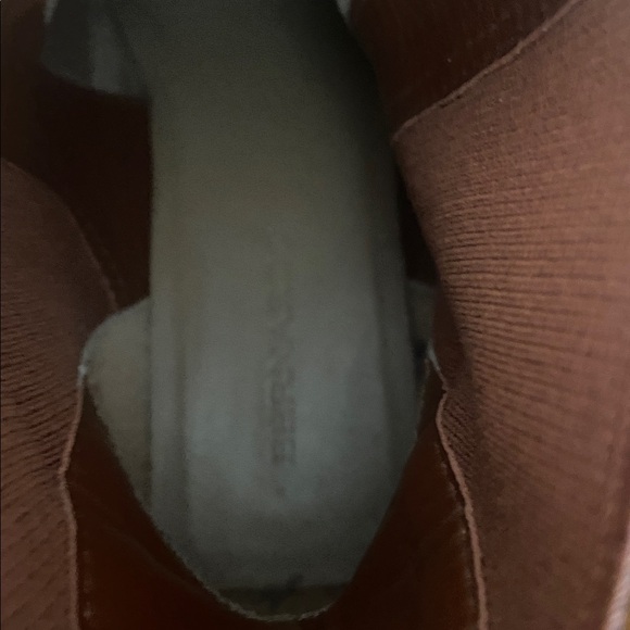 Bernardo Boots Shawnee Chelsea Ankle Booties Block Heel in Chestnut  9 - Picture 12 of 13